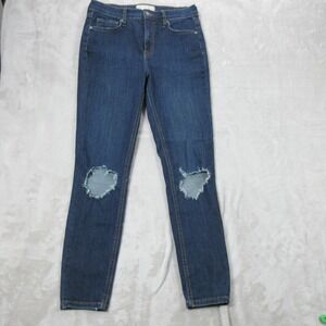Free people Womens Jeans Skinny Ankle Stretch Distressed Ripped Jeans